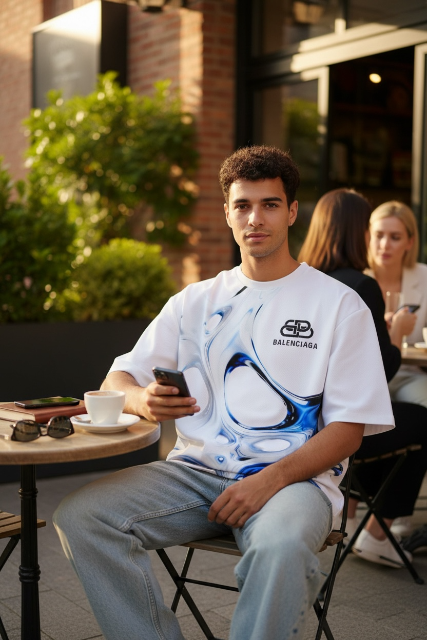 Balenciaga “ONDINE” Oversized T-Shirt