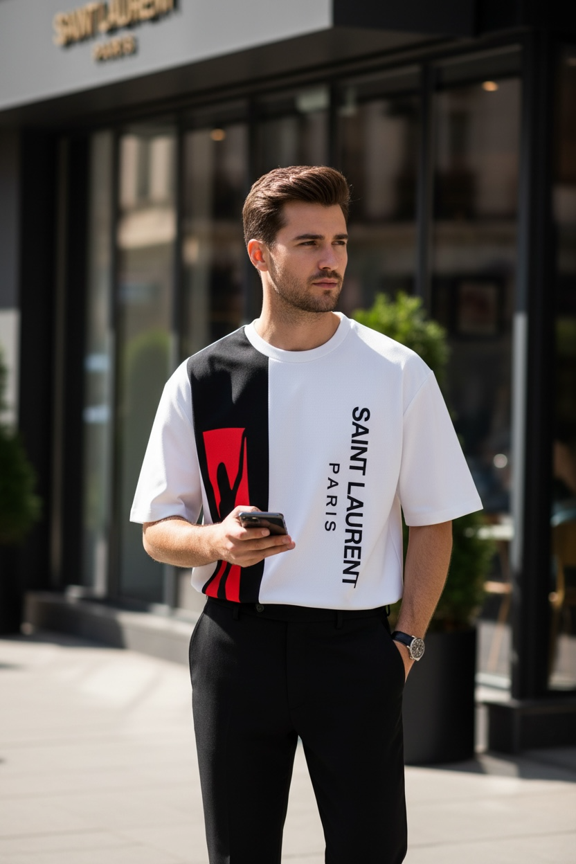 Saint Laurent Paris “SÉDUISANTE” Oversized T-Shirt