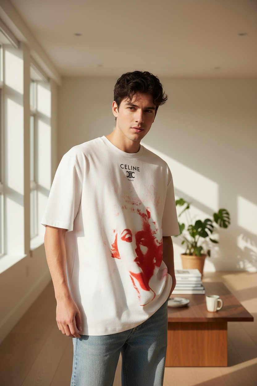 Celine “REINE” Oversized T-Shirt