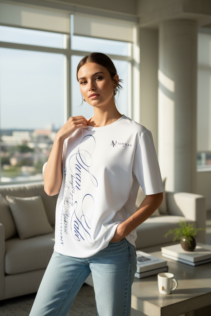 NOVRAN “Swan Lake” Oversized T-Shirt