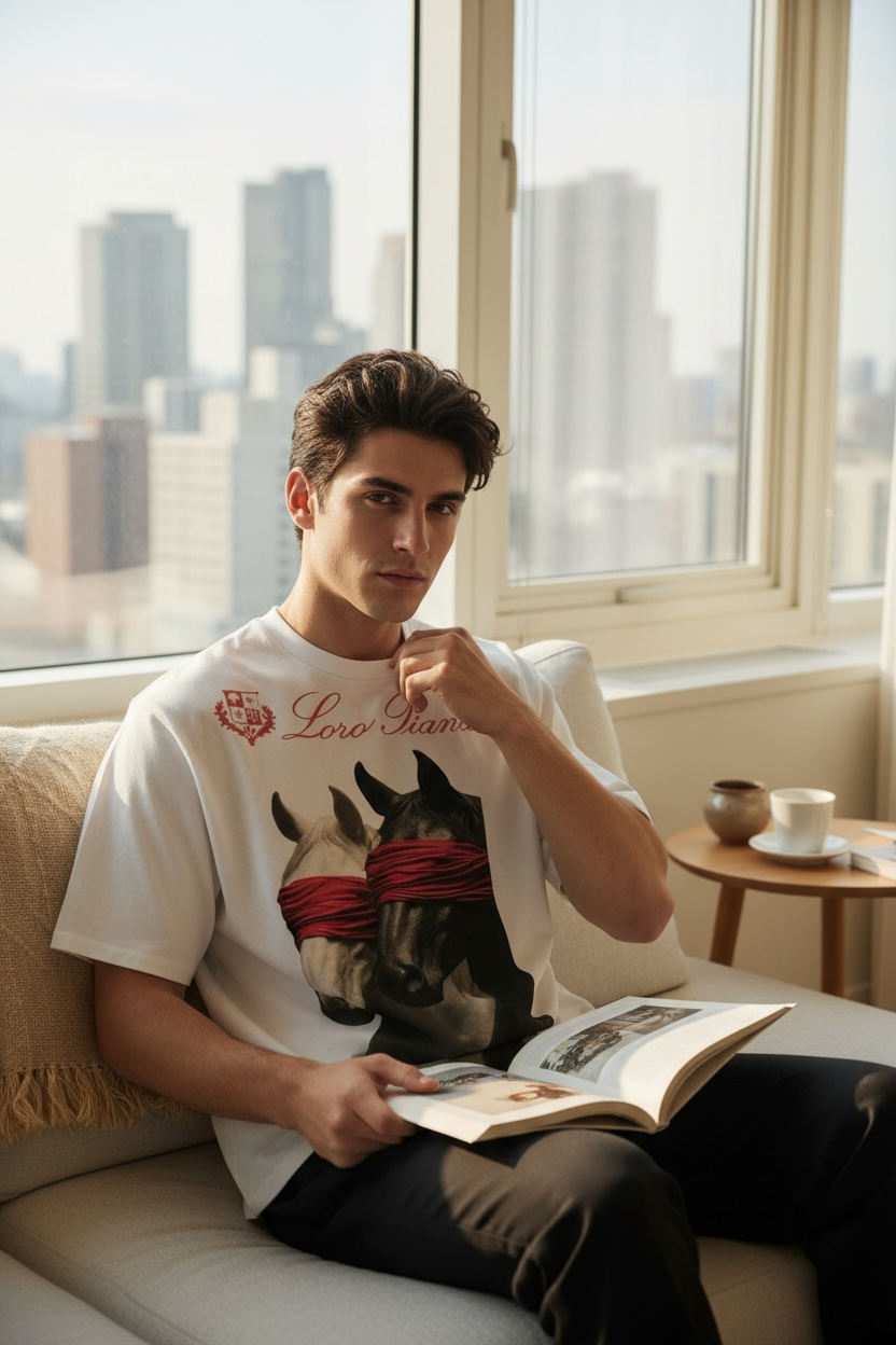 Loro Piana “ACCECATI” Oversized T-Shirt