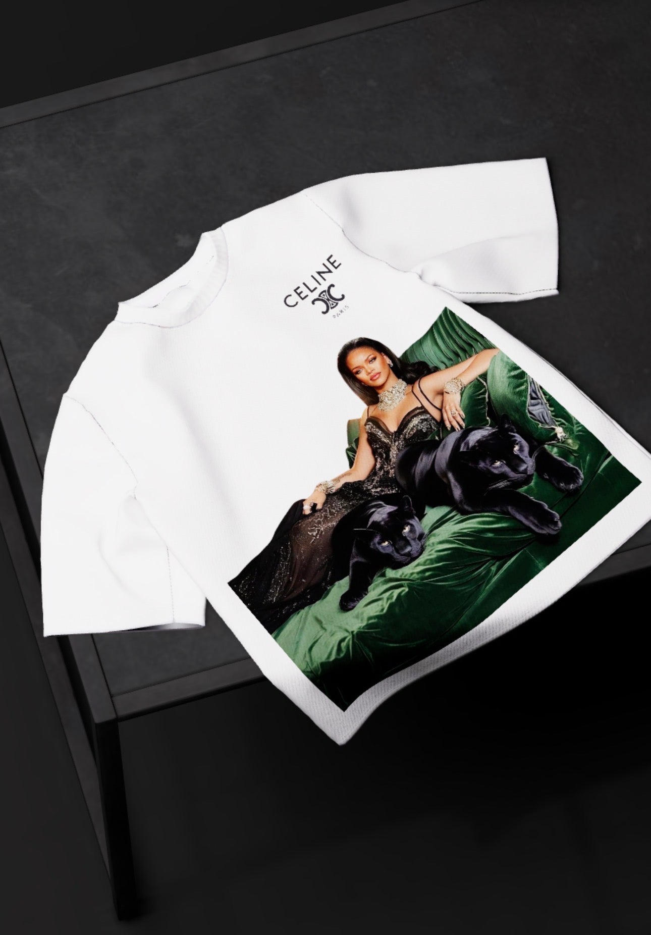 CELINE “RIHANNA” Oversized T-Shirt