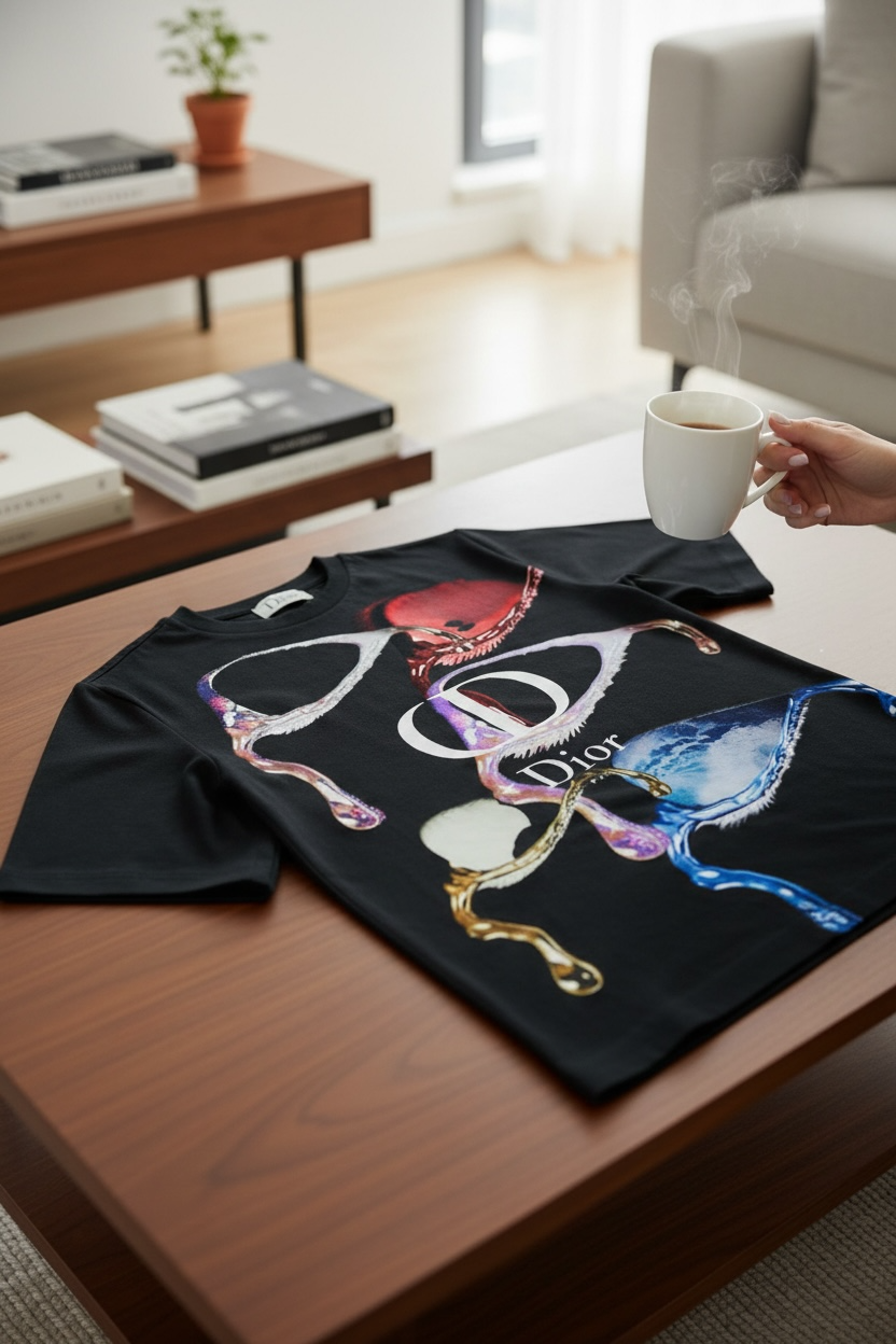 Dior “TEAR DROP” Oversized T-Shirt