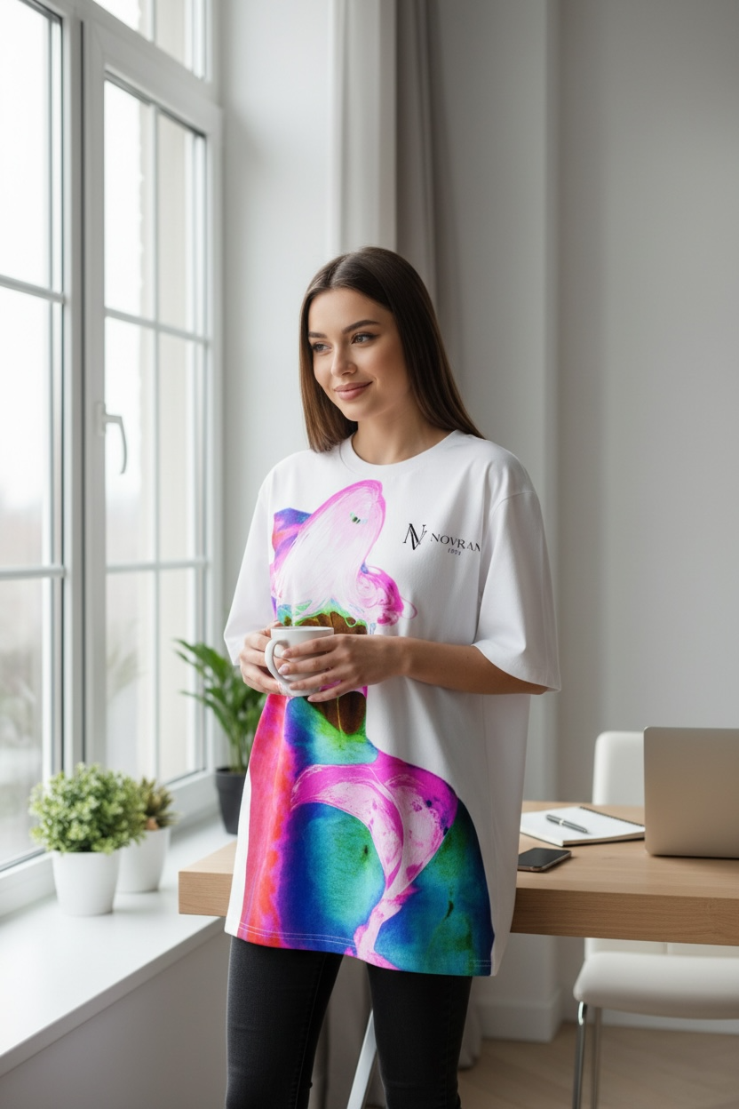 NOVRAN “Seraphic” Oversized T-Shirt