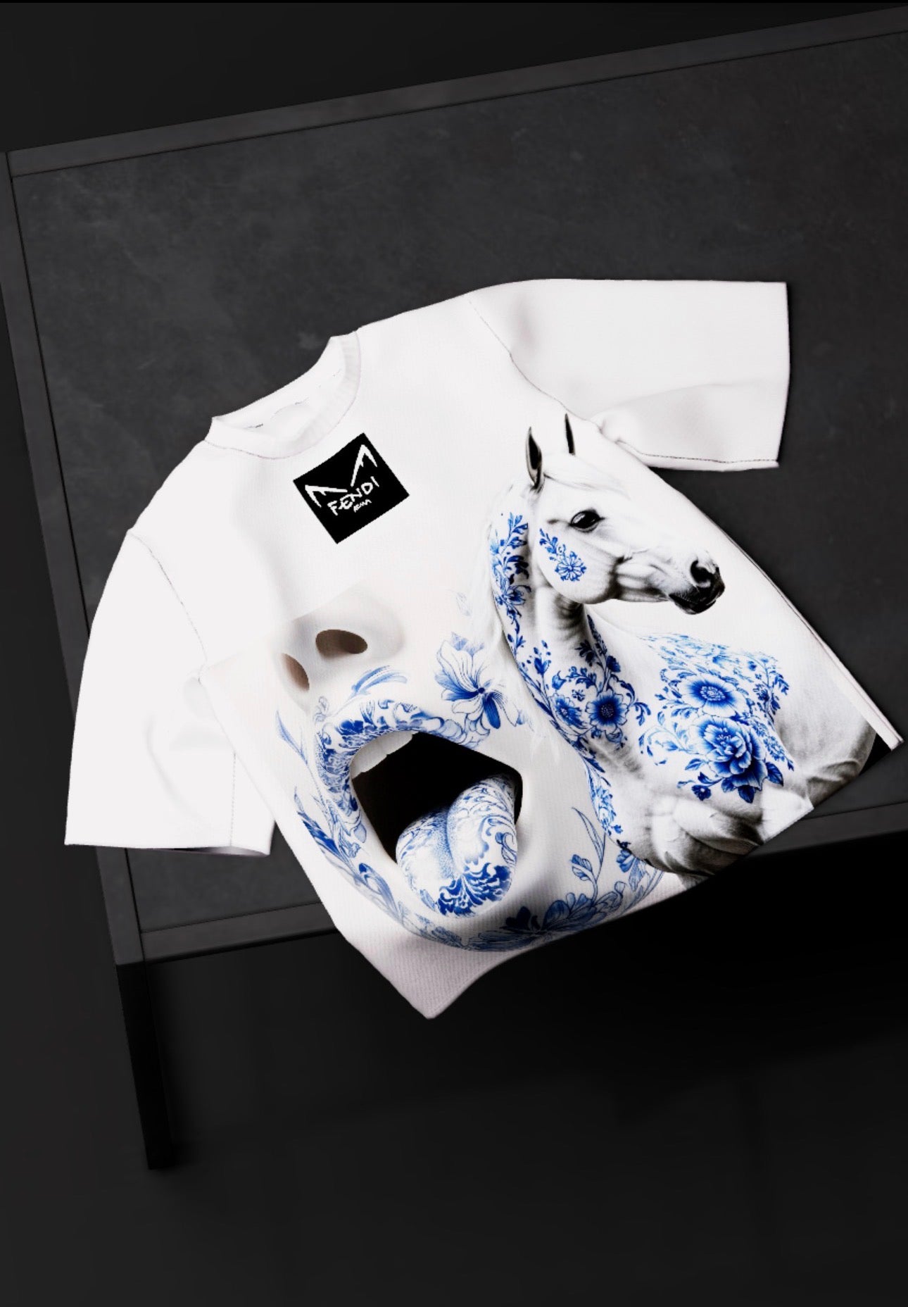 Fendi “AURORA” Oversized T-Shirt