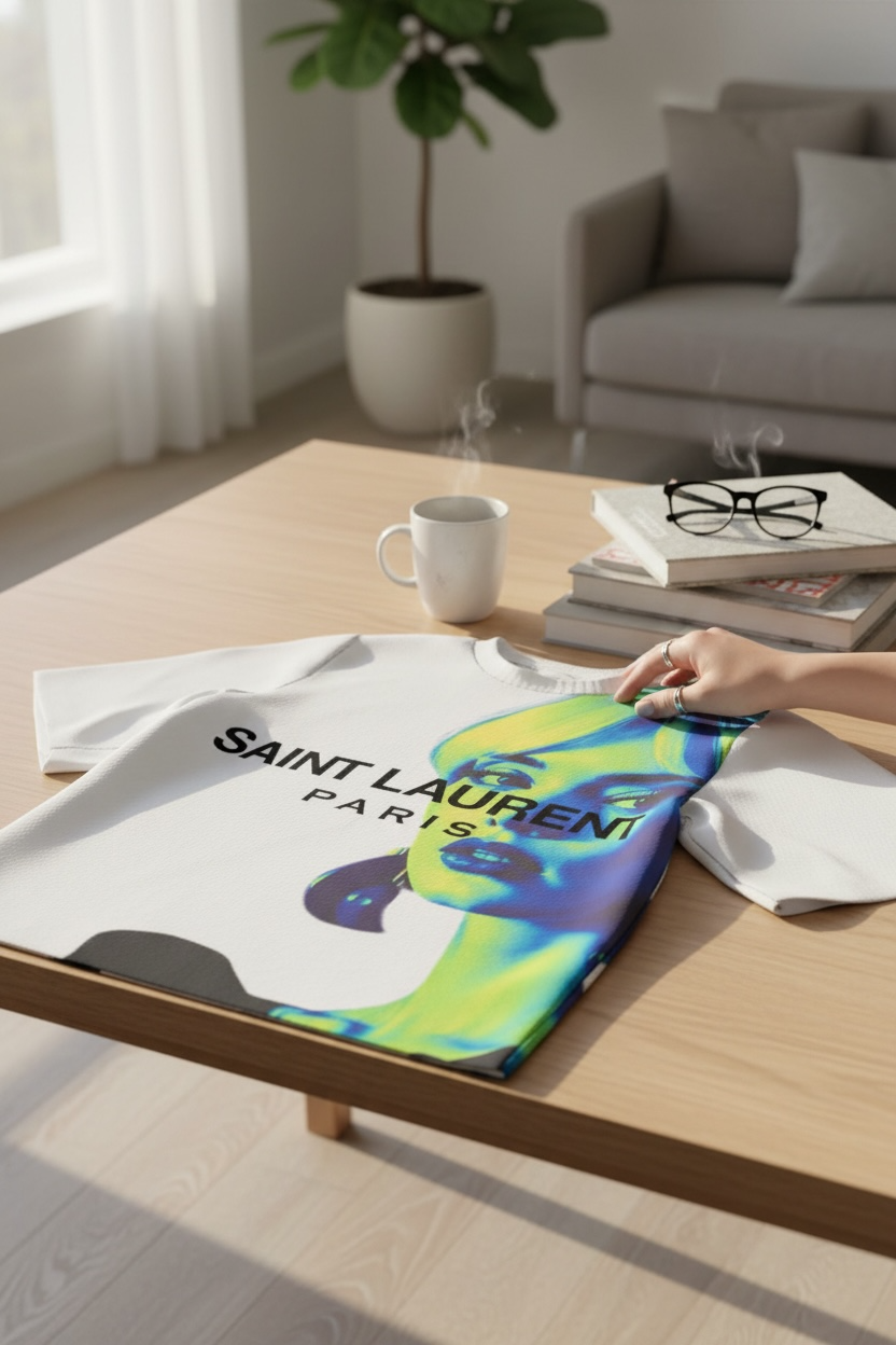 Saint Laurent Paris “RIVIA” Oversized T-Shirt