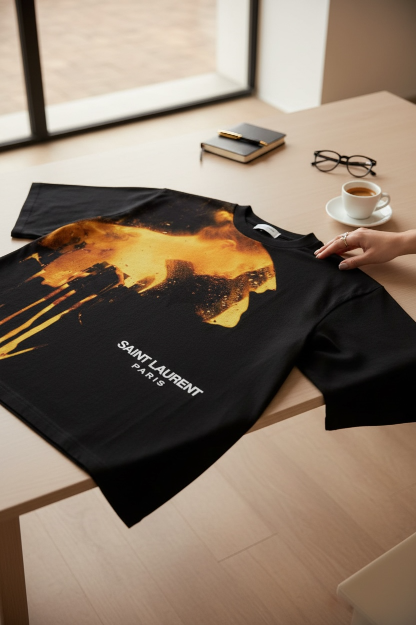 Saint Laurent Paris “BEAUMONT” Oversized T-Shirt