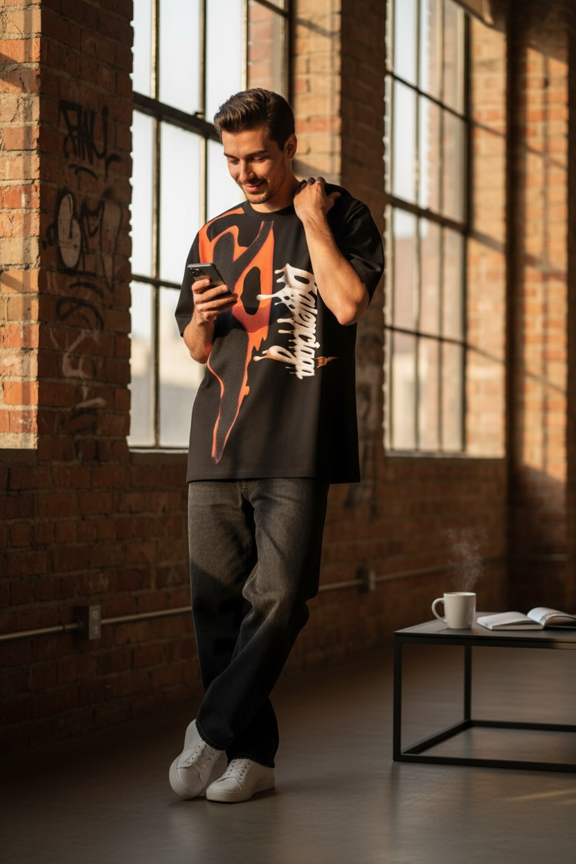 Balenciaga “HOPE” Oversized T-Shirt