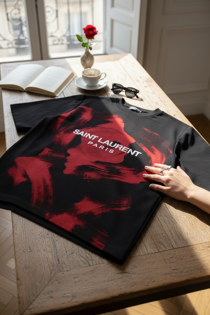 Saint Laurent Paris “ETERNAL” Oversized T-Shirt