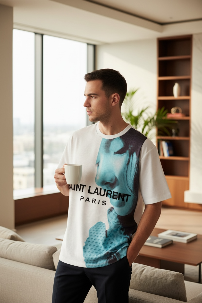 Saint Laurent Paris “SAVANNAH” Oversized T-Shirt