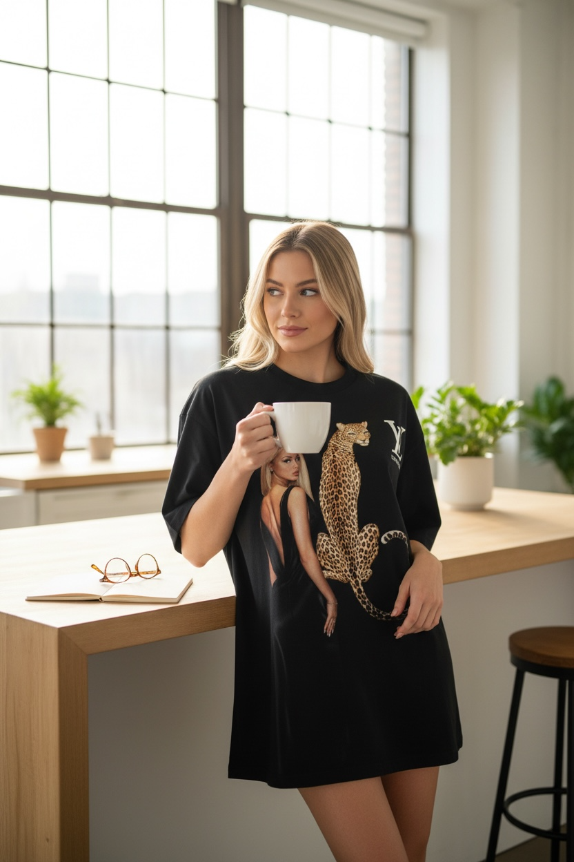 Louis Vuitton “SOEURS” Oversized T-Shirt