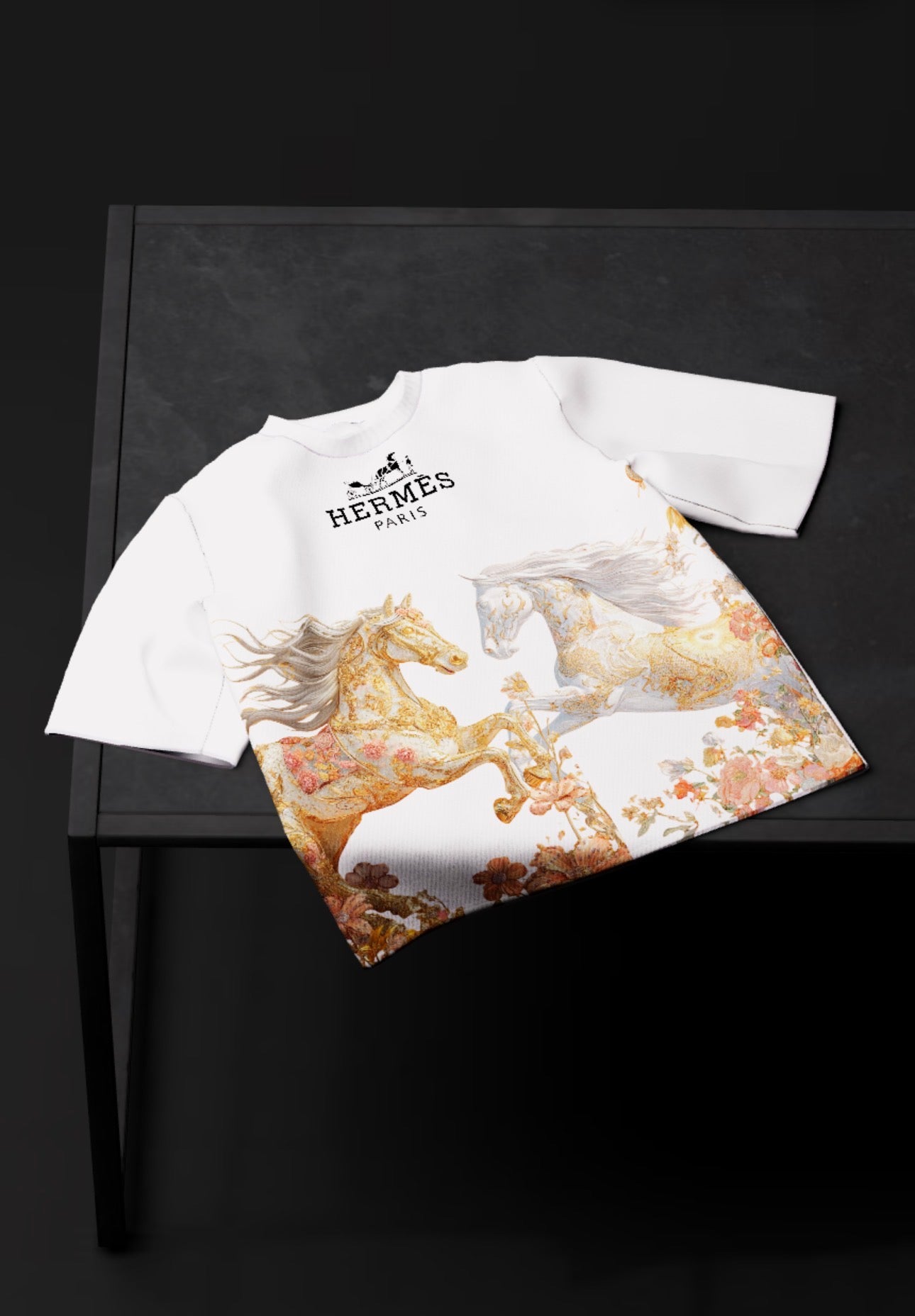 Hermes “CHEVAUX ROYAUX” Oversized T-Shirt