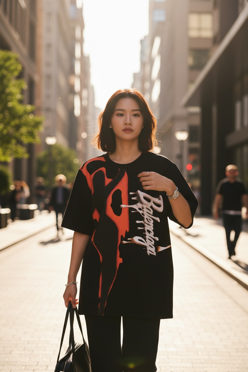 Balenciaga “HOPE” Oversized T-Shirt