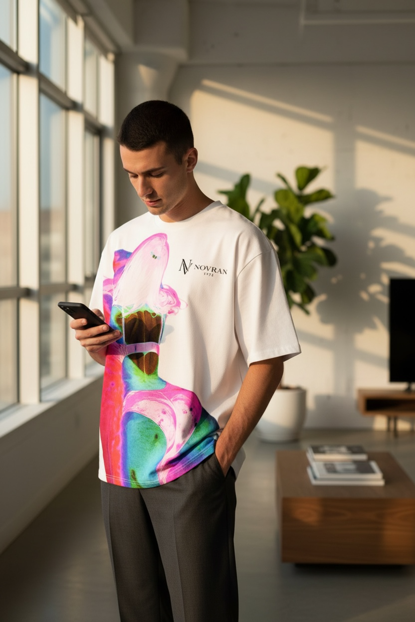 NOVRAN “Seraphic” Oversized T-Shirt