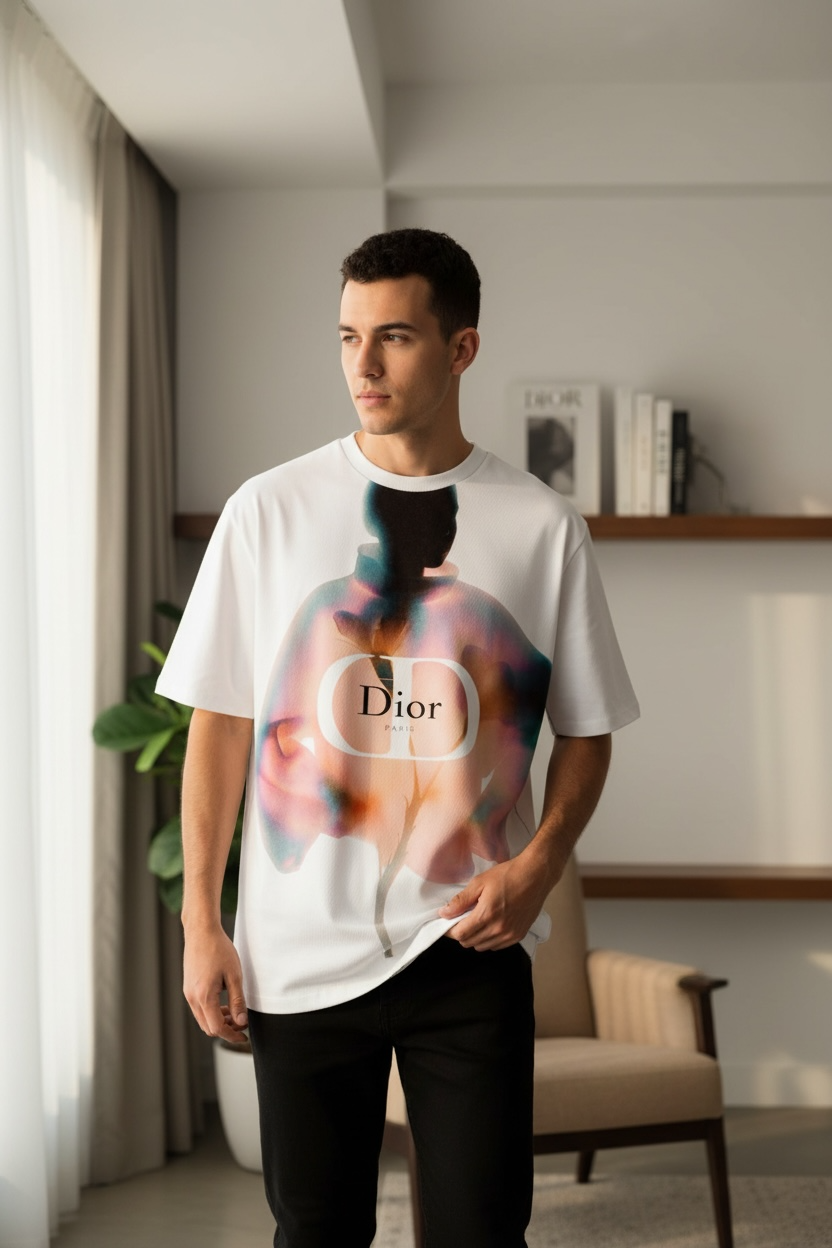 Christian Dior “FLORA” Oversized T-Shirt