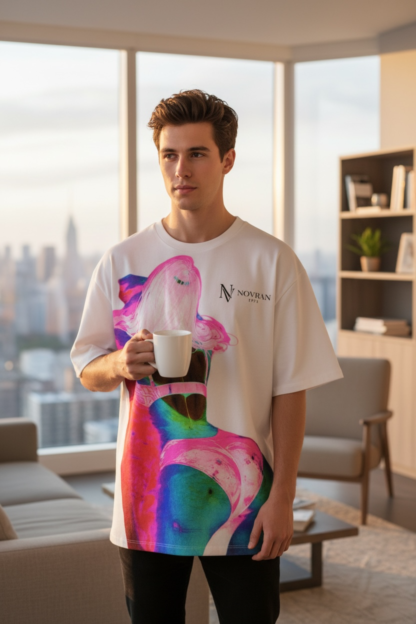 NOVRAN “Seraphic” Oversized T-Shirt