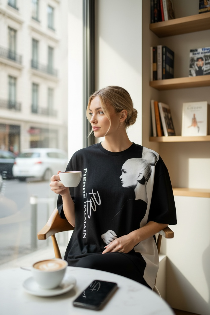 Pierre Balmain “EVA” Oversized T-Shirt