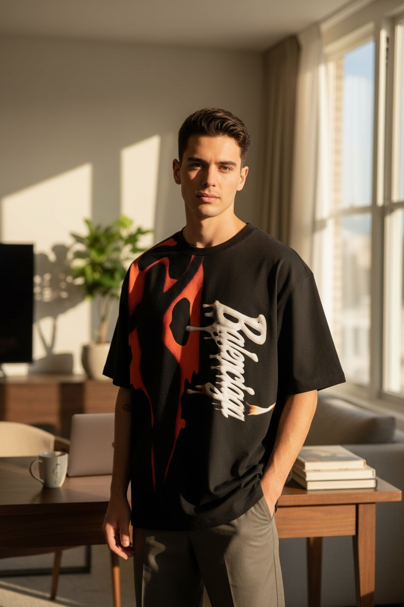 Balenciaga “HOPE” Oversized T-Shirt