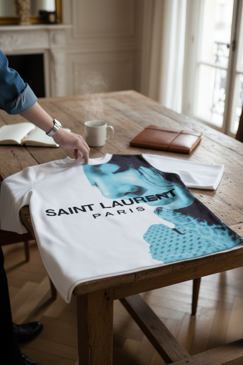 Saint Laurent Paris “SAVANNAH” Oversized T-Shirt