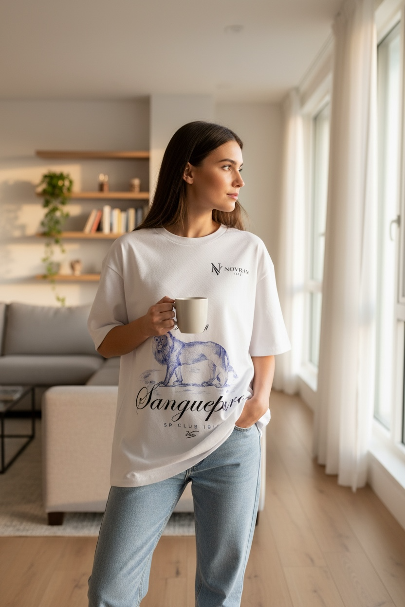 NOVRAN “Sanguepuro” Oversized T-Shirt