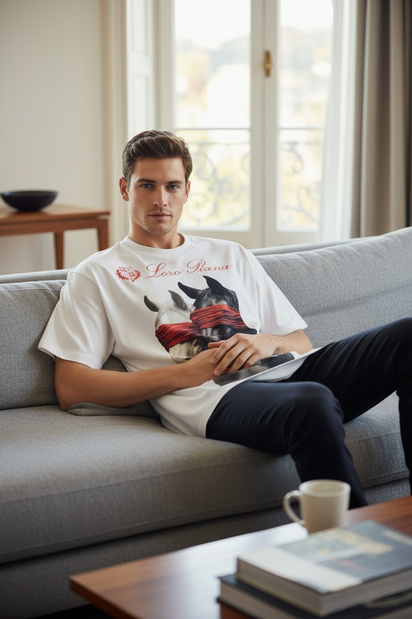 Loro Piana “ACCECATI” Oversized T-Shirt