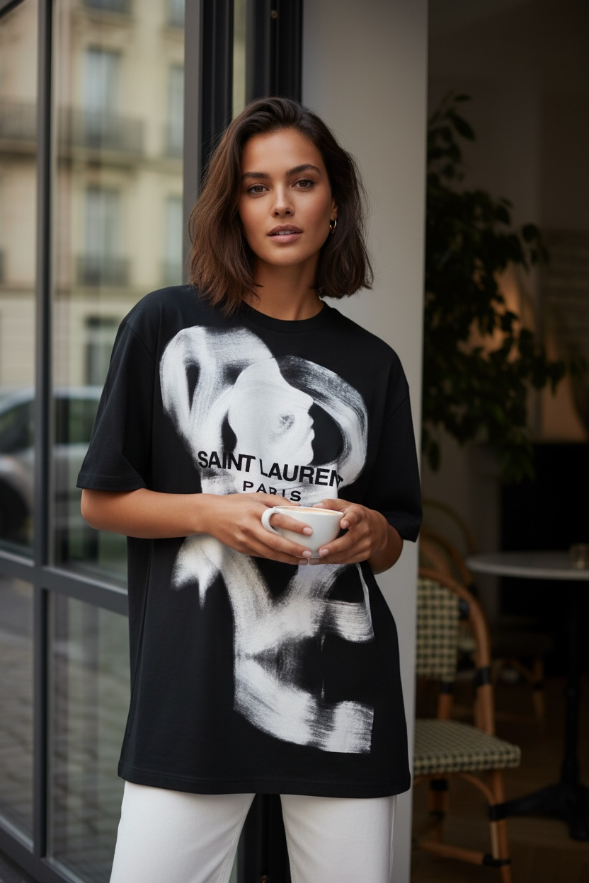Saint Laurent Paris “ETERNAL” Oversized T-Shirt